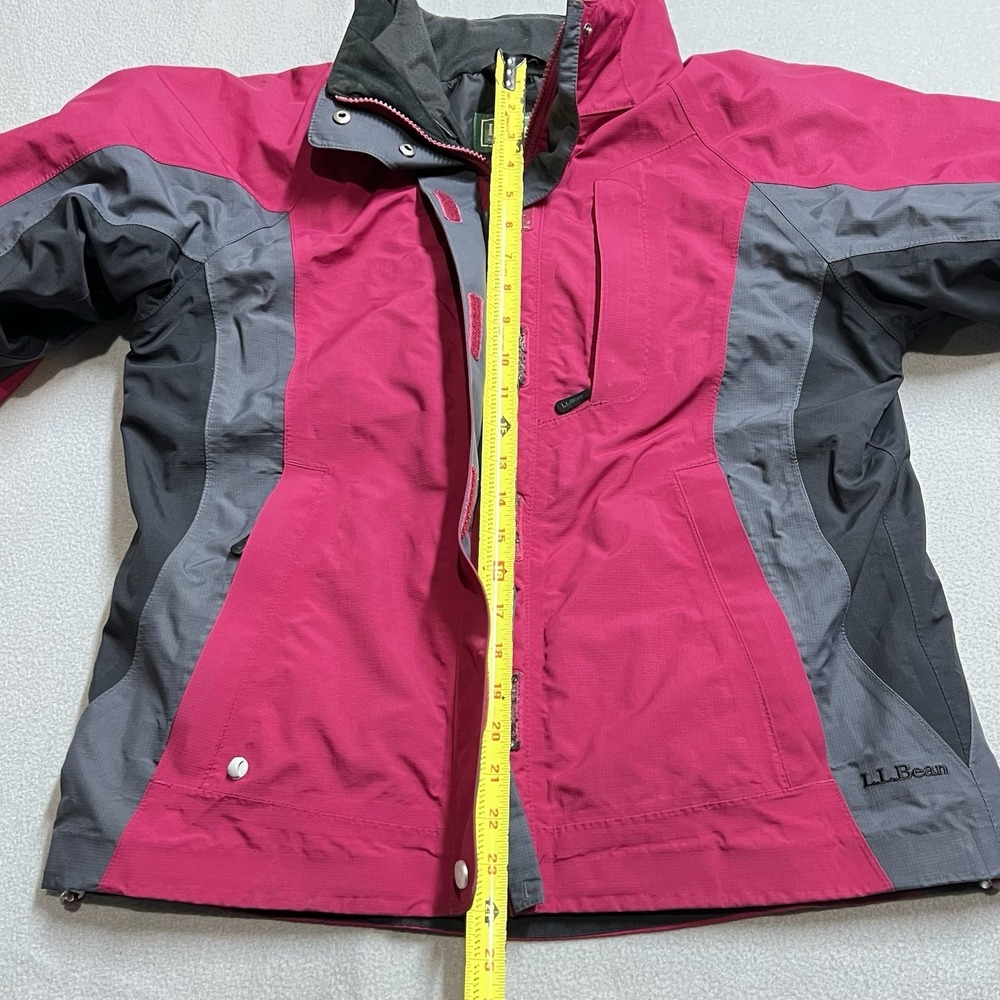 Vintage 90s Retro Colorful LL Bean 3 In 1 Ski Jacket EUC Women's M Ski Snow - Picture 8 of 9